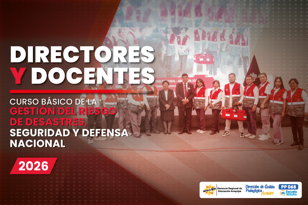 CURSO BÁSICO DE LA GESTIÓN  DEL RIESGO DE DESASTRES,  SEGURIDAD Y DEFENSA NACIONAL - DIRECTORES Y DOCENTES - 2026